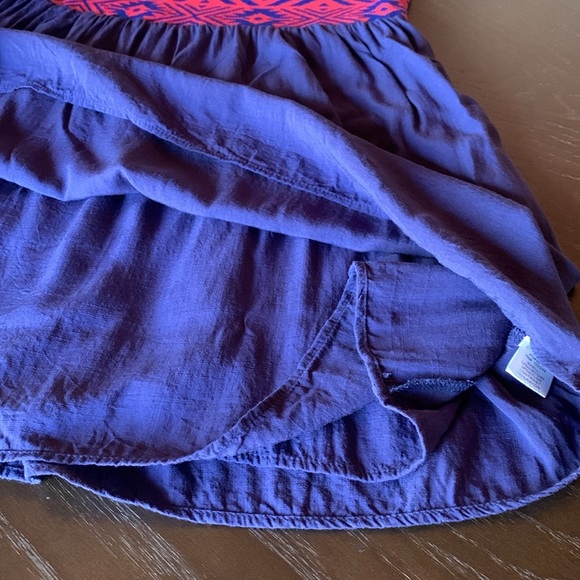 Anthropologie Skies Are Blue women’s blue tank dress size Large Petite boho - Picture 9 of 13